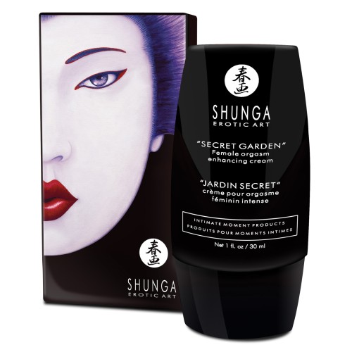 Shunga Secret Garden Cream for Her 1 oz - Intense Orgasms