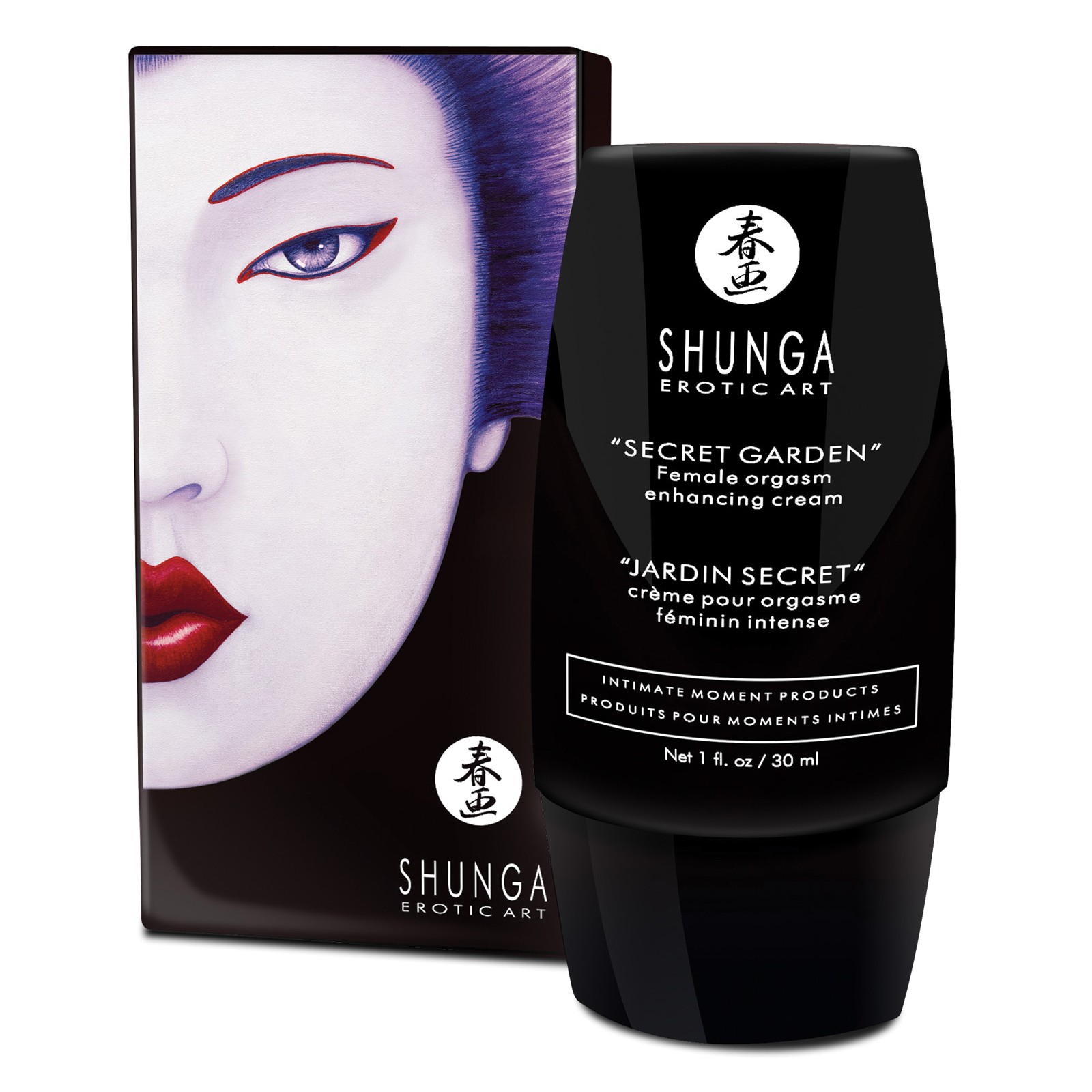 Shunga Secret Garden Cream for Her 1 oz - Intense Orgasms