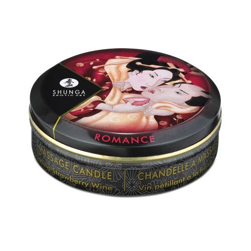 Shunga Romance Mini Candlelight Massage Candle Sparkling Strawberry Wine