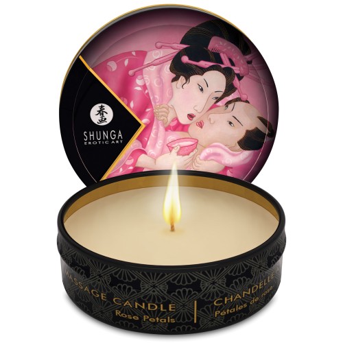 Shunga Aphrodisia Mini Candlelight Massage Candle 1 oz Roses