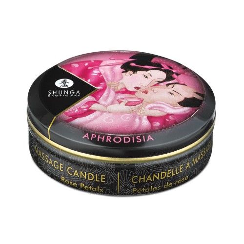 Shunga Aphrodisia Mini Candlelight Massage Candle 1 oz Roses