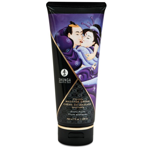 Shunga Kissable Massage Cream 7 oz Exotic Fruits