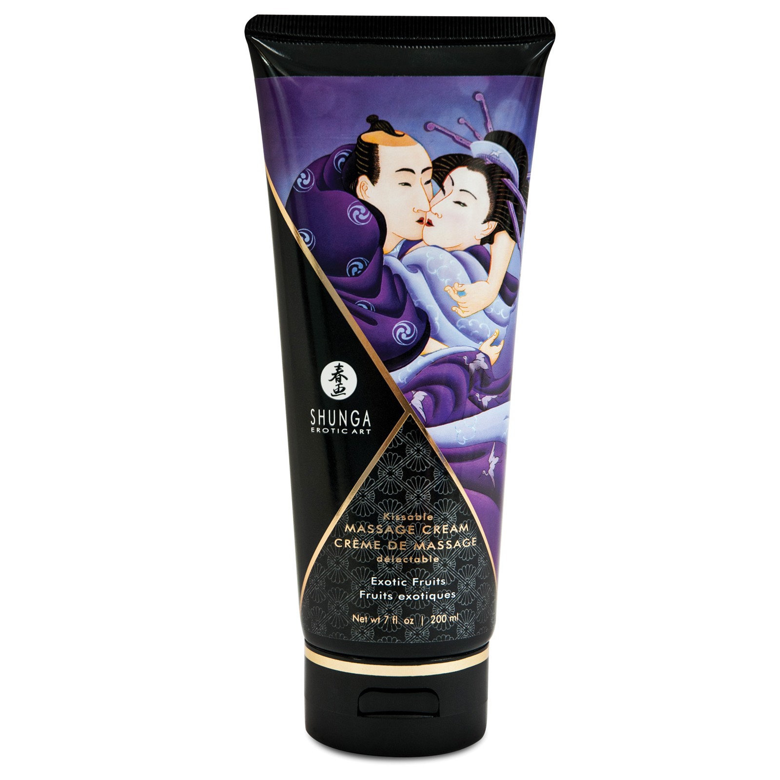 Shunga Kissable Massage Cream 7 oz Exotic Fruits