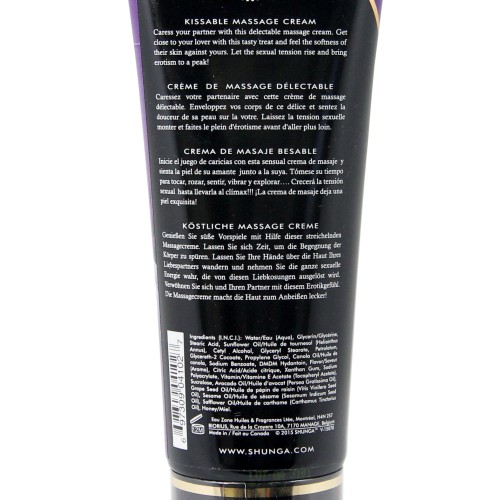 Shunga Kissable Massage Cream 7 oz Exotic Fruits