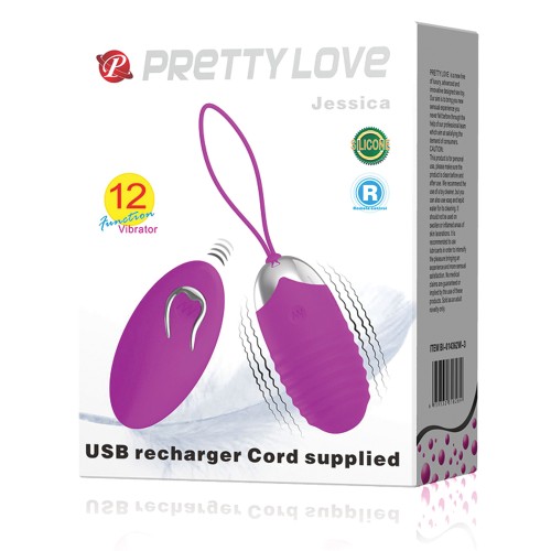 Pretty Love Jessica 12 Function Vibrator Fuchsia