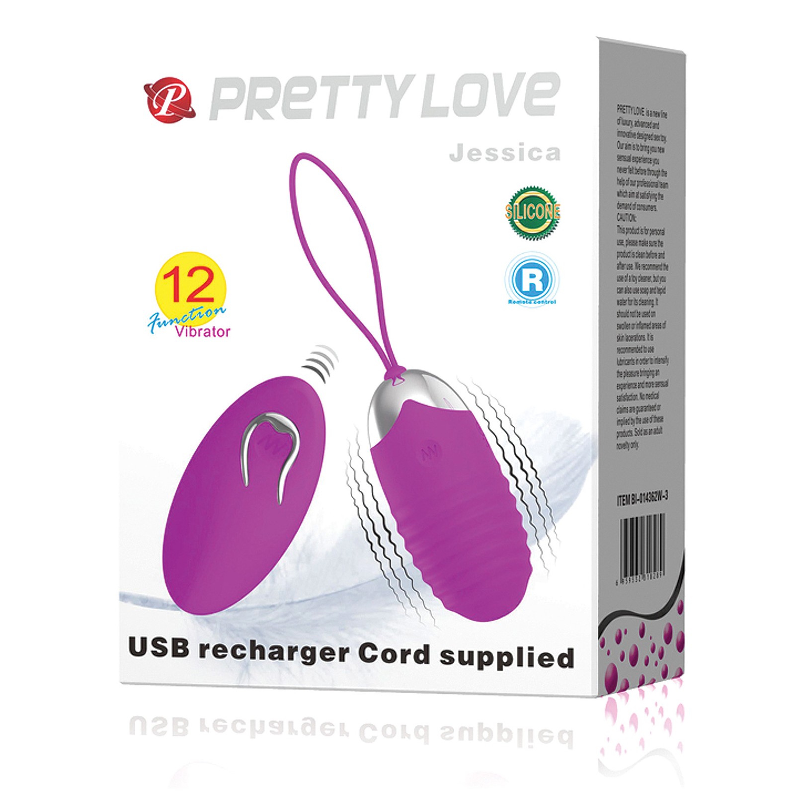 Pretty Love Jessica 12 Function Vibrator Fuchsia