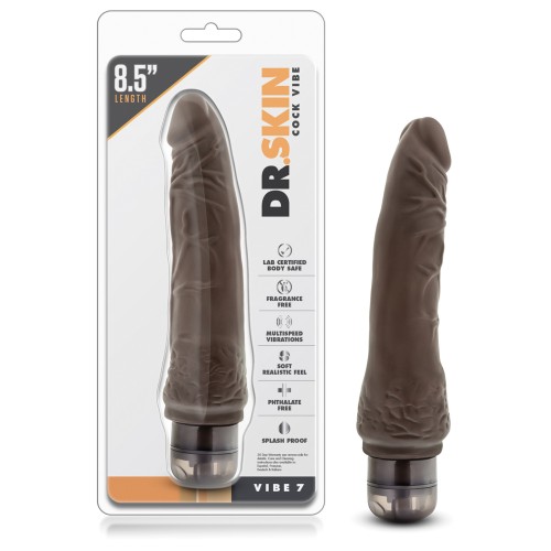 Blush Dr. Skin Vibrador 7 Chocolate