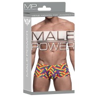 Mini Short Pride Fest con Pouch Contorneado en Arcoíris MD