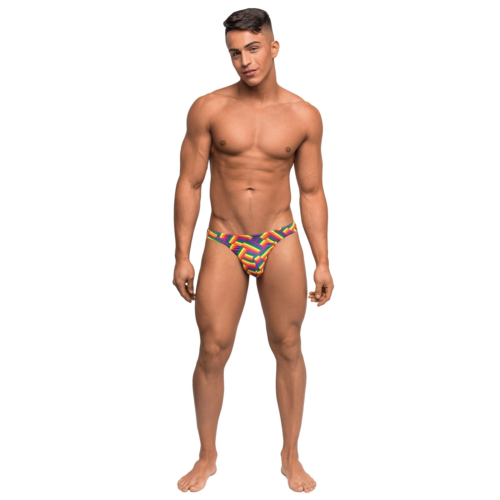 Pride Fest Contoured Pouch Bong Thong Rainbow