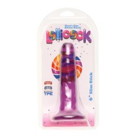 Curve Toys Lillicock 6 Inch Slim Stick Grape Ice