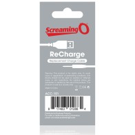 Screaming O Recharge Charging Cable - Essential Accessory