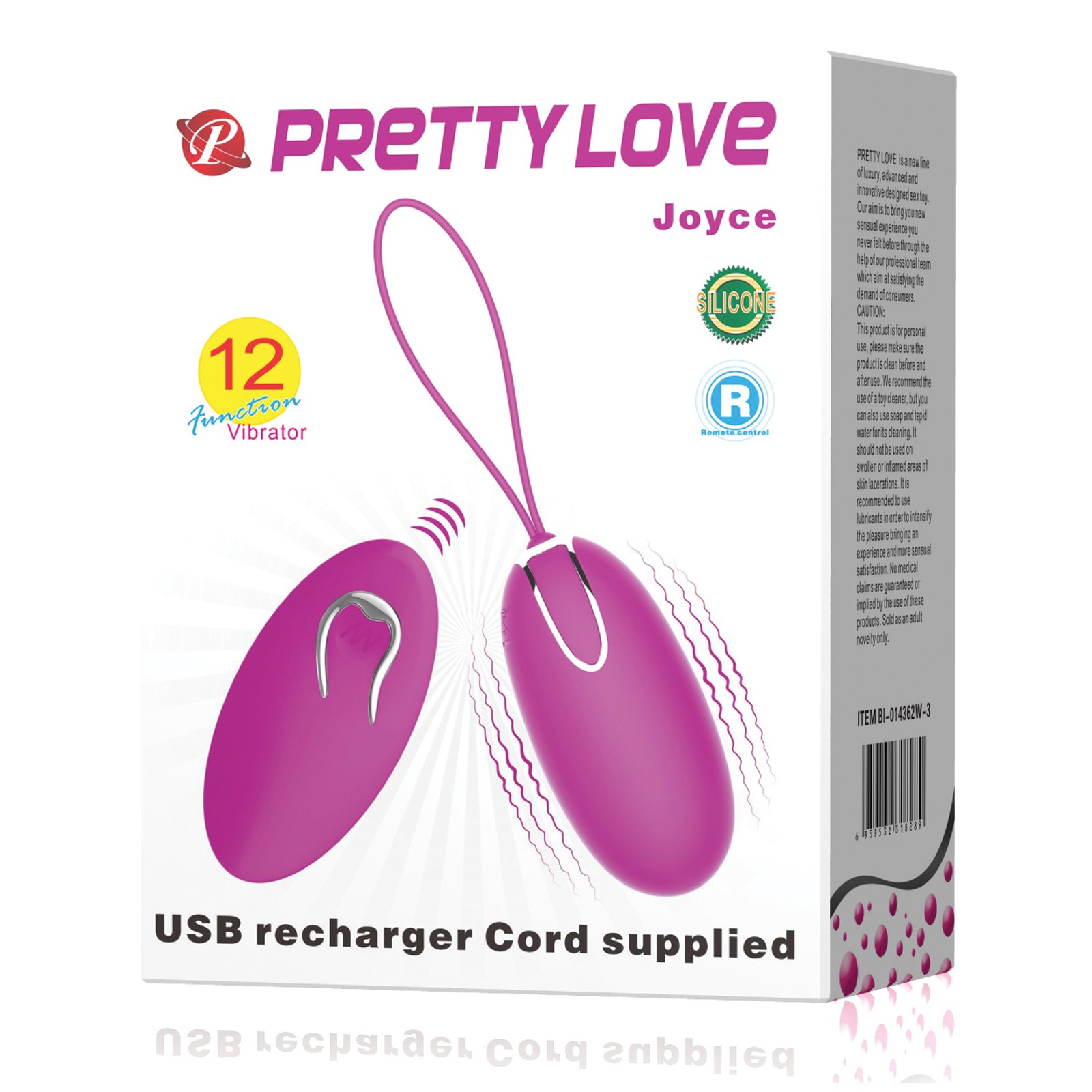 Huevo Vibrador Pretty Love Joyce Fucsia