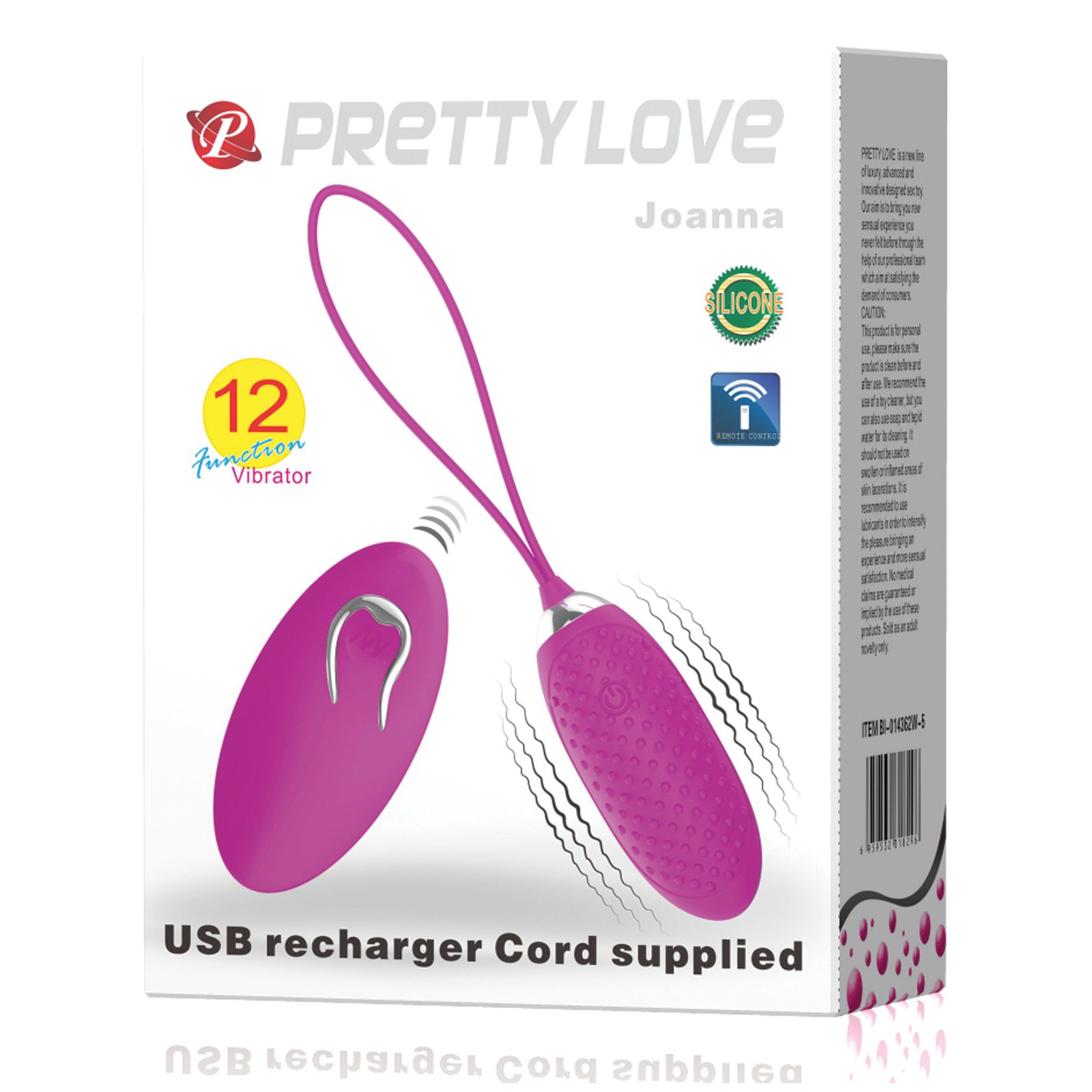 Pretty Love Joanna Egg Vibrator for Discreet Pleasure