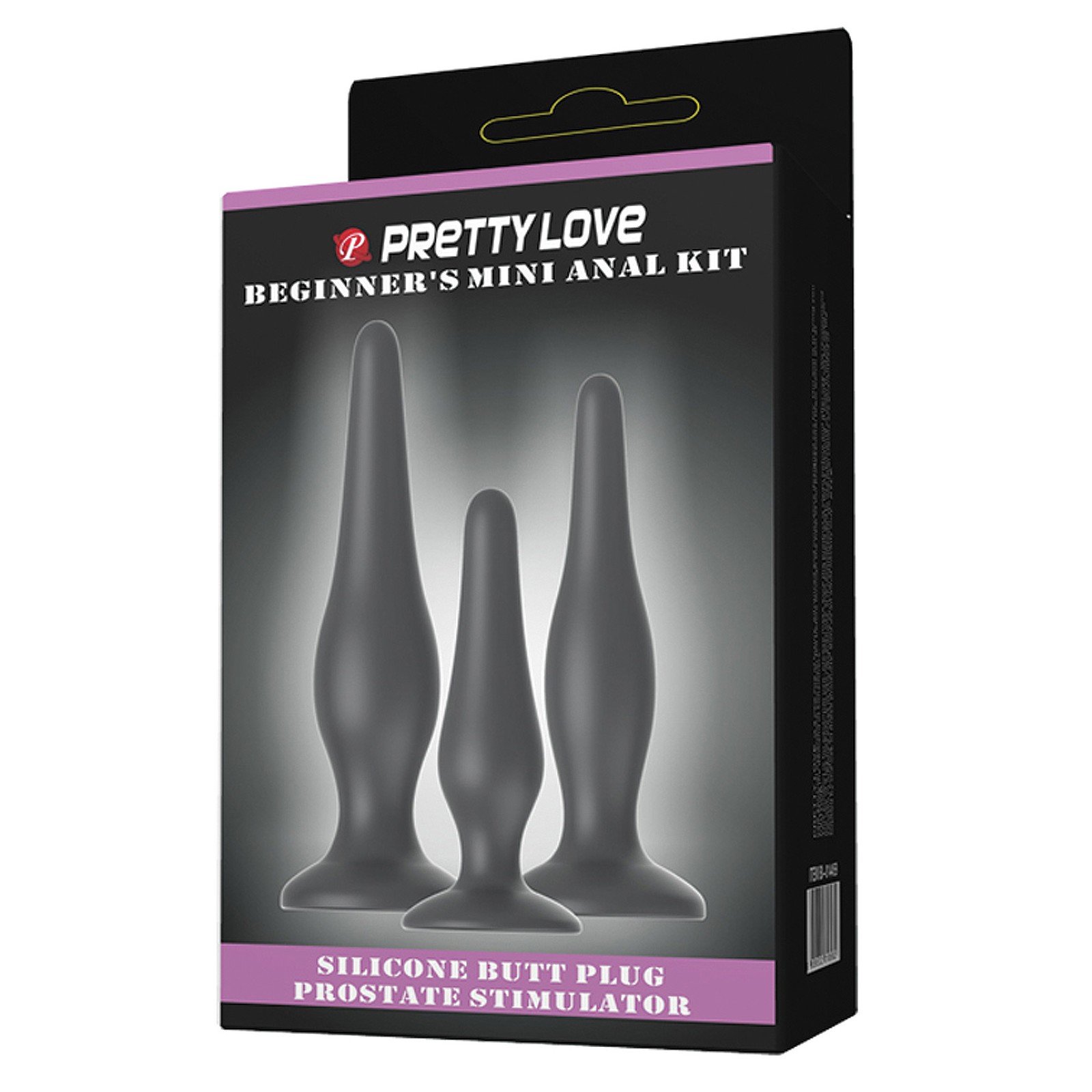 Pretty Love Beginner Mini Anal Kit Black