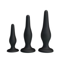 Pretty Love Beginner Mini Anal Kit Black