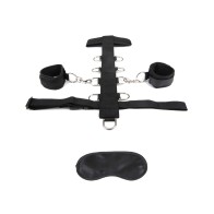 Lux Fetish Adjustable Neck & Wristraint Set