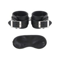 Lux Fetish Unisex Leatherette Cuffs for BDSM Fun