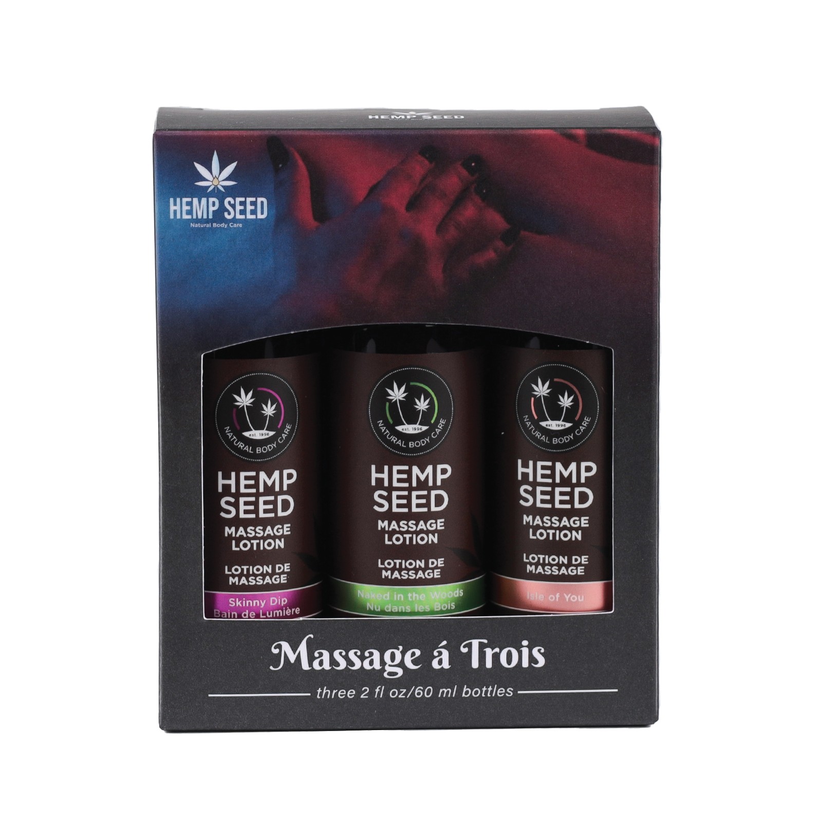 Earthly Body Massage Lotion Trio Gift Set for Sensual Moments