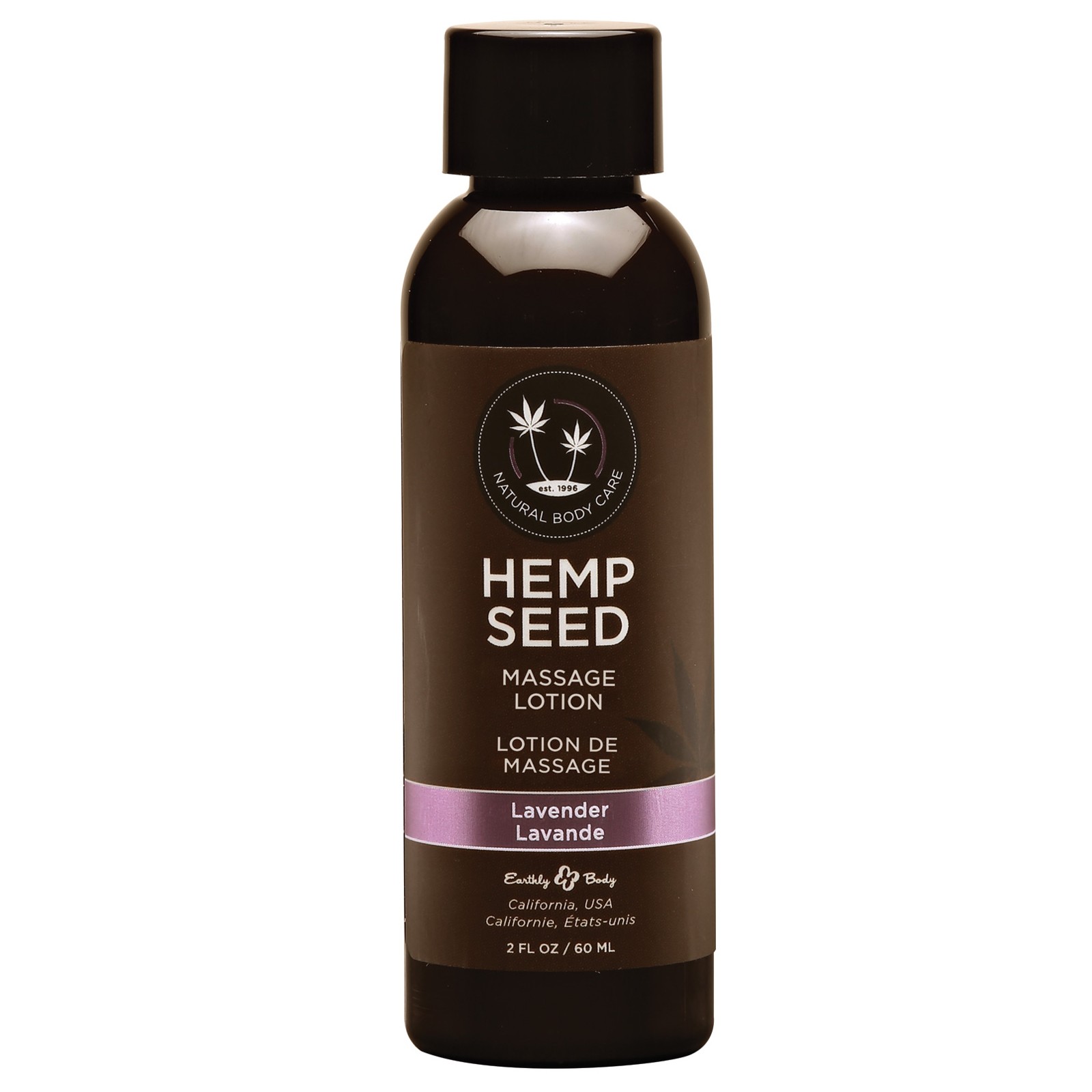 Earthly Body Hemp Seed Massage Lotion Lavender Scent