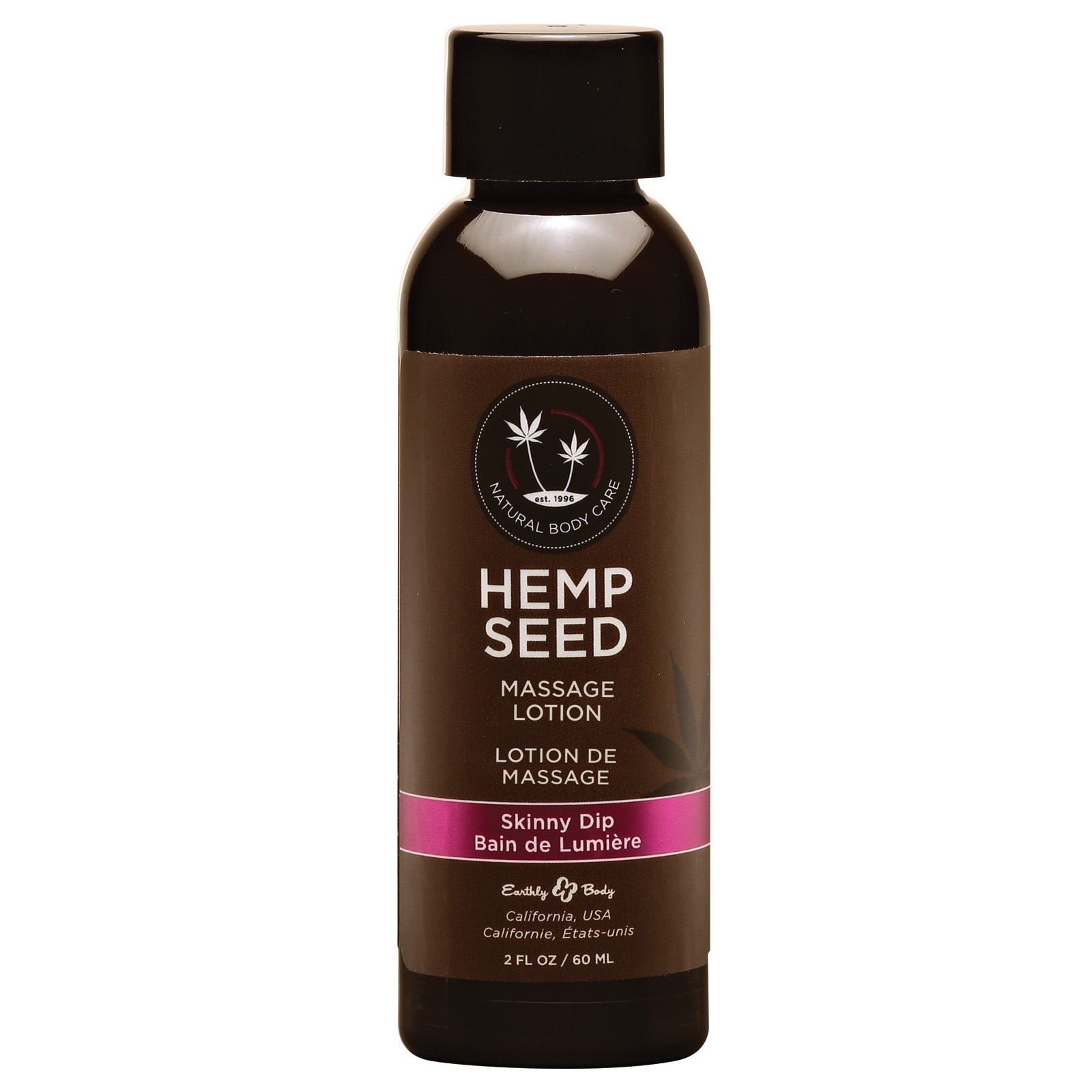 Earthly Body Hemp Seed Massage Lotion - Skinny Dip 2 oz