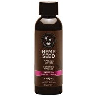 Earthly Body Hemp Seed Massage Lotion - Skinny Dip 2 oz