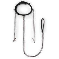 Collar de Cuero Sintético de Easy Toys para BDSM