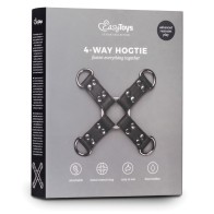 Hogtie de Cuero Sintético Easy Toys - Negro