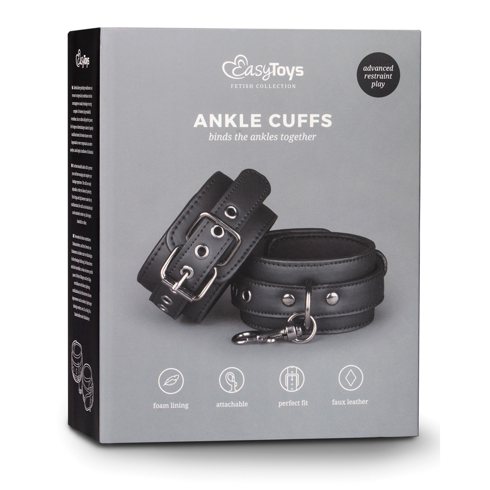 Adjustable Ankle Cuffs for Intense Bondage Play