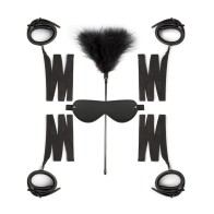 Kit de Fantasía de Bondage para Principiantes - Negro