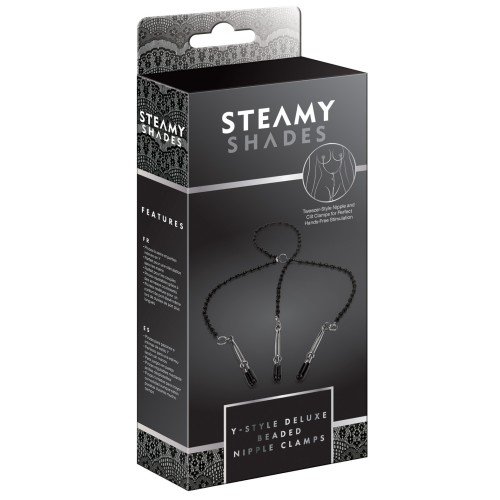 Pinzas para Pezones Deluxe Steamy Shades para Juegos Sensuales