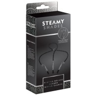 Steamy Shades Deluxe Beaded Nipple Clamps for Sensual Play