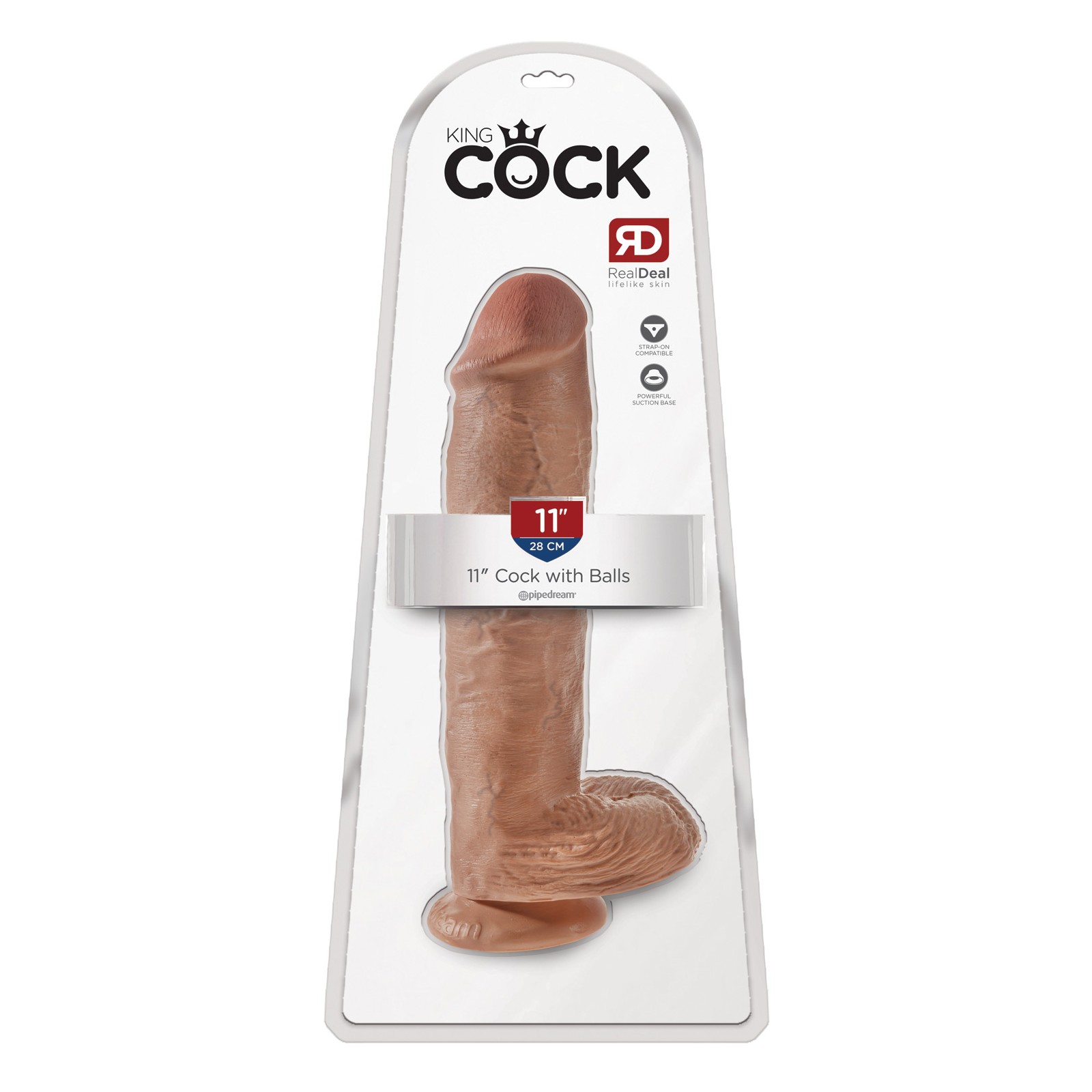 King Cock 11" Pene con Testículos