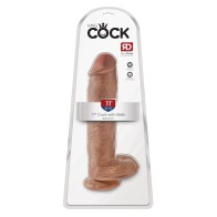 King Cock 11" Pene con Testículos