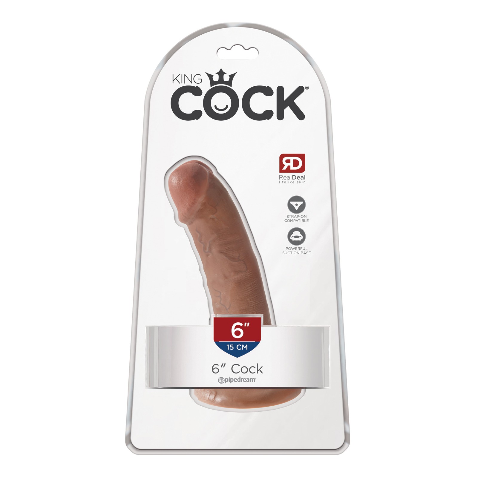 King Cock 6 inch Tan Dildo