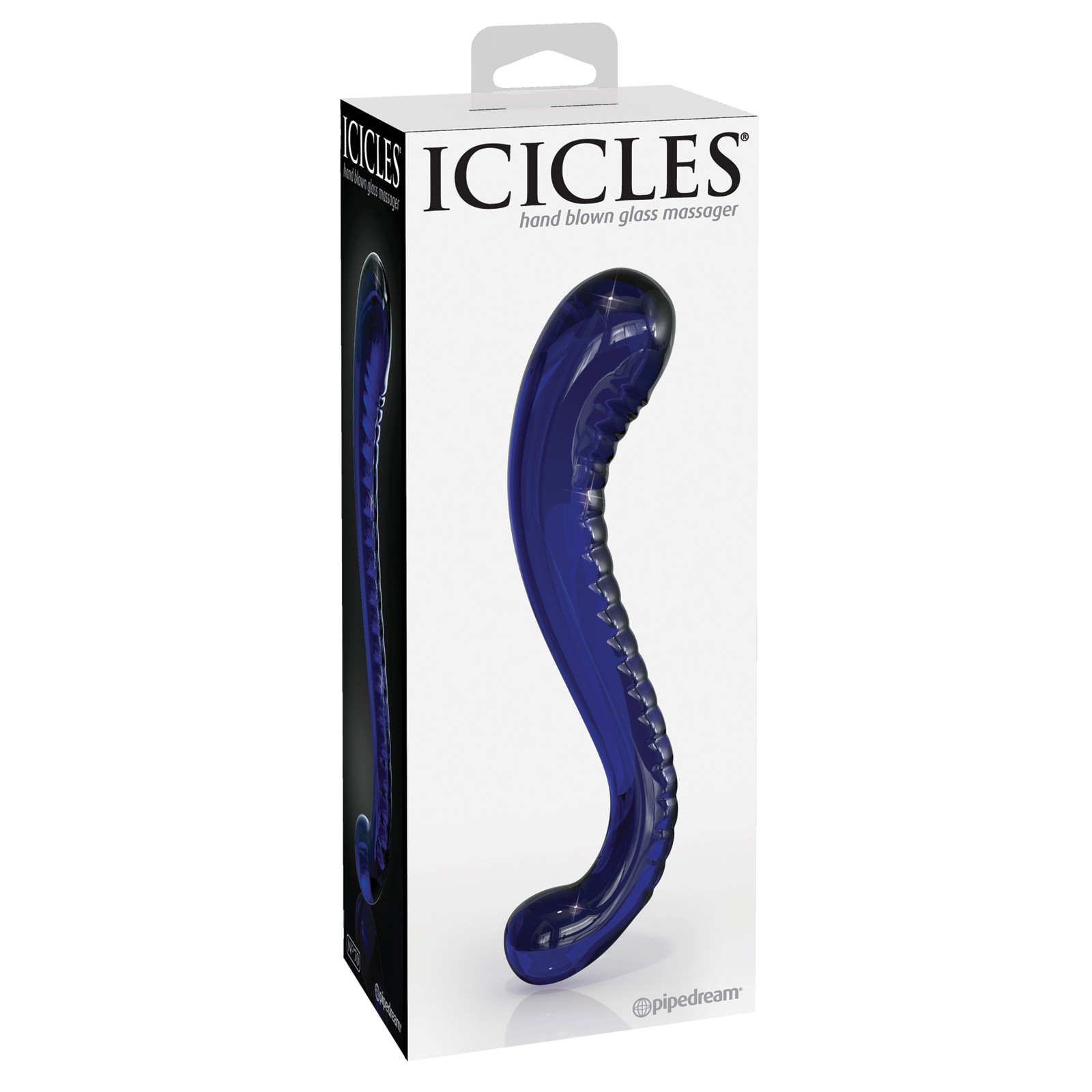 Dildo de Vidrio Soplado a Mano Icicles para Placer Lujoso