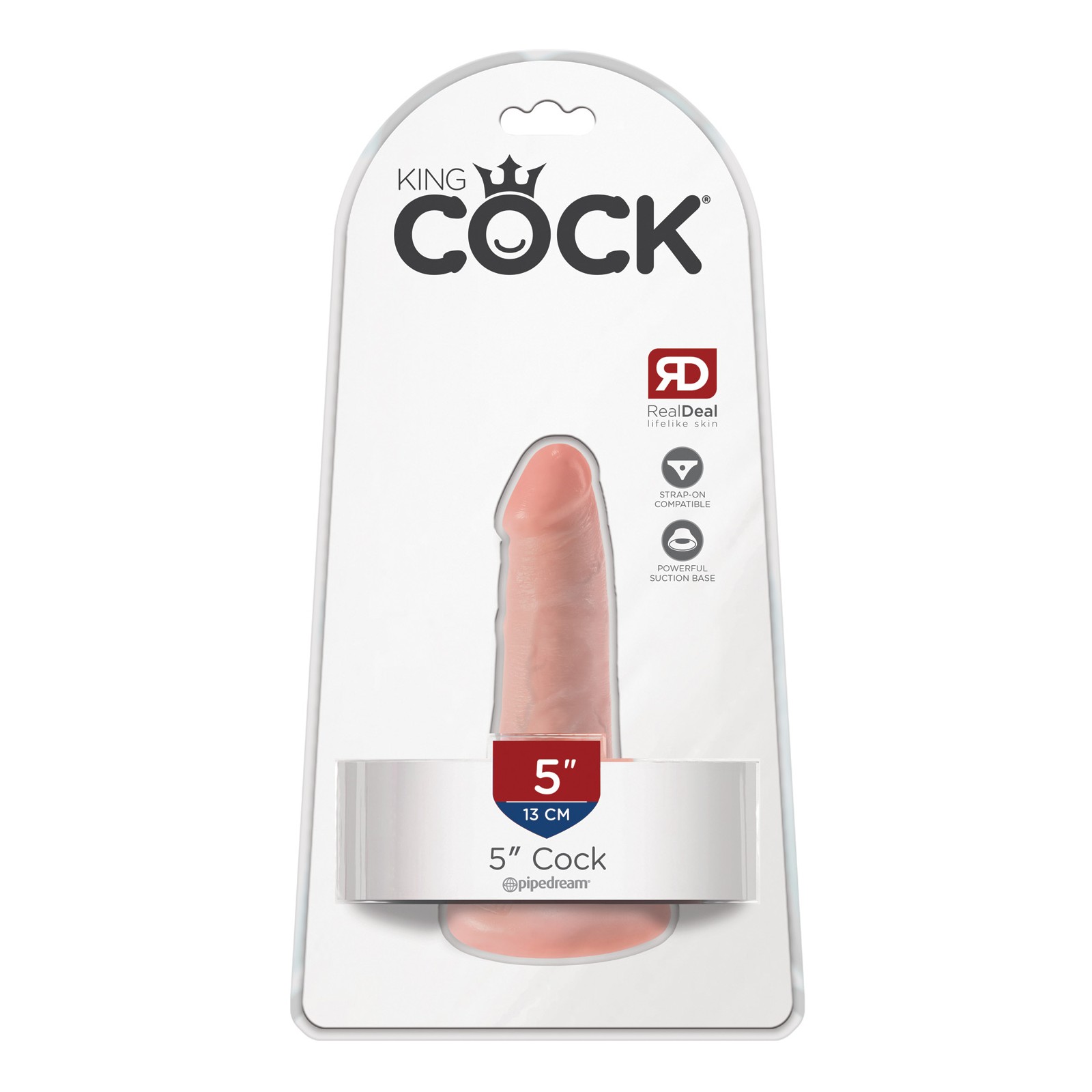 King Cock 5" - Realistic Dildo with Suction Base