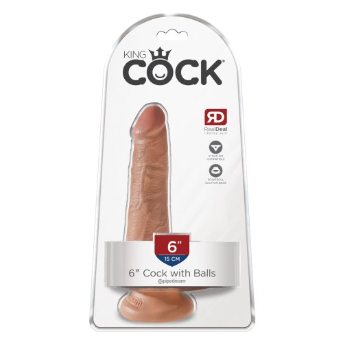 King Cock 6 Inch Tan Dong