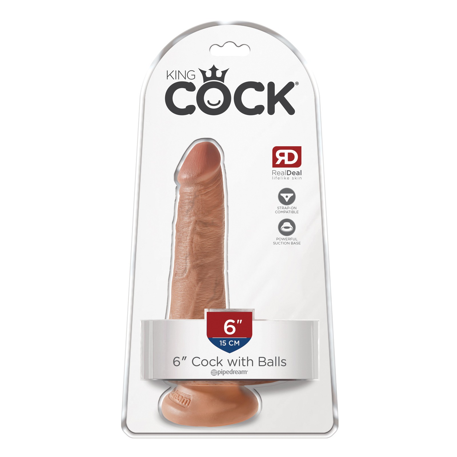 King Cock 6 Inch Tan Dong