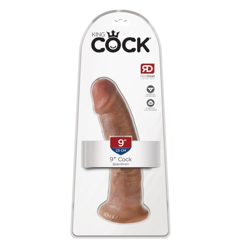 Dildo King Cock 9" en Tan