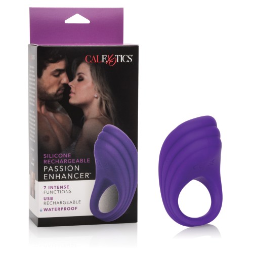 Silicone Rechargeable Passion Enhancer Purple