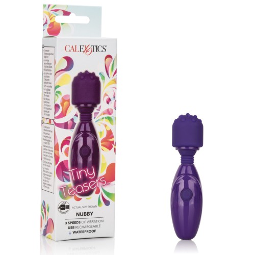 Tiny Teasers Nubby Vibrating Massager - Purple