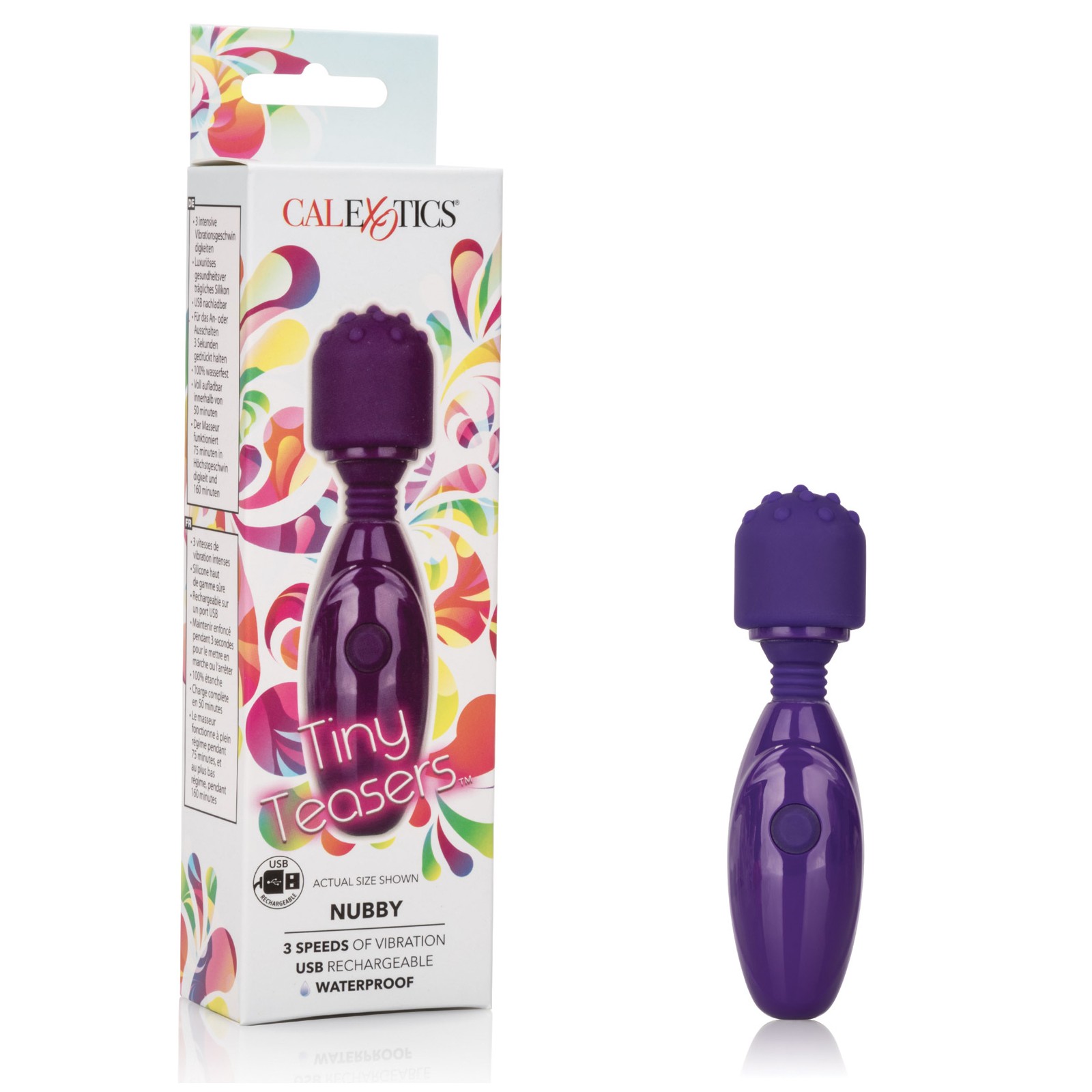 Tiny Teasers Nubby Vibrating Massager - Purple