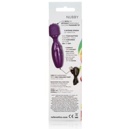 Tiny Teasers Nubby Vibrating Massager - Purple