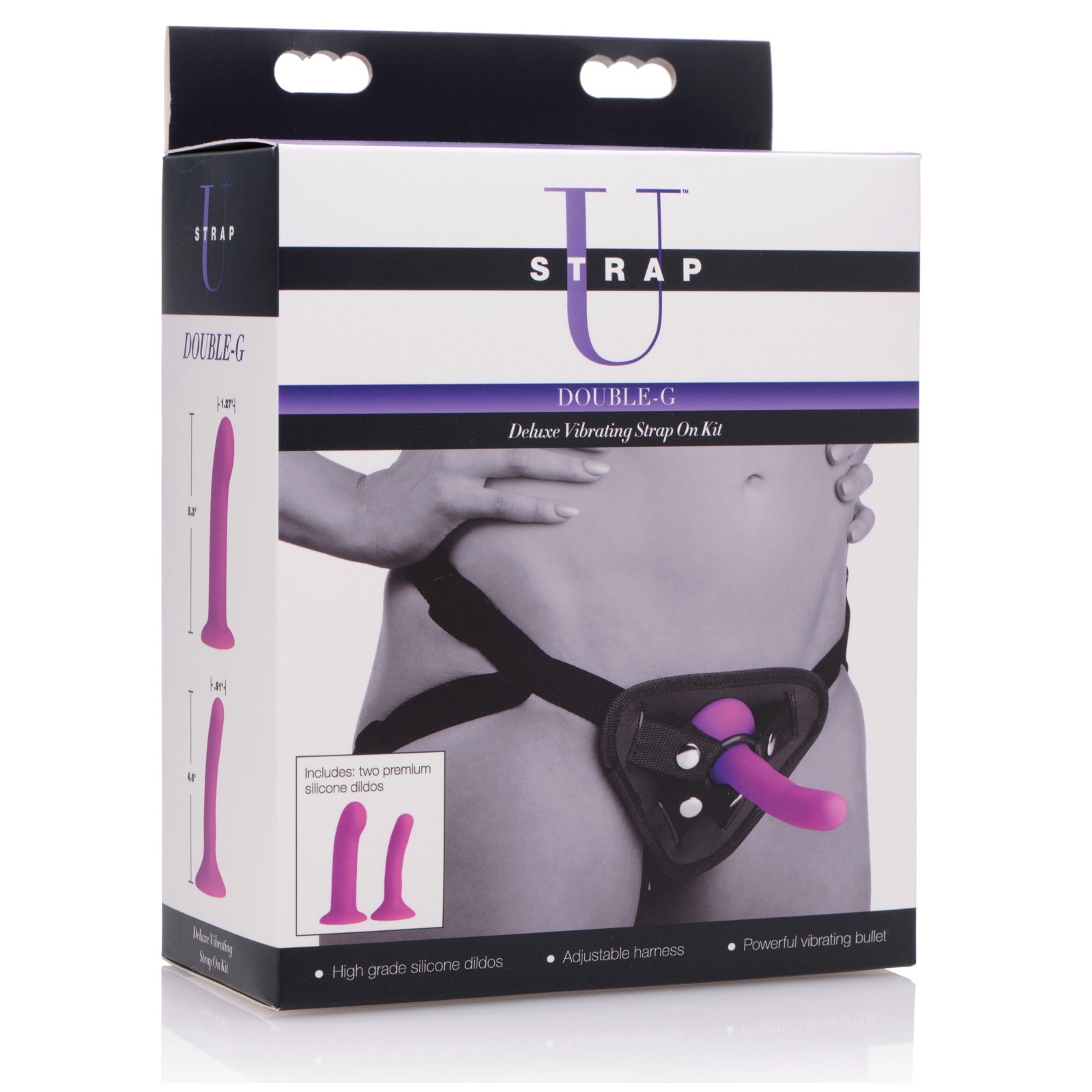 Kit de Estrapón Vibrante Strap U Deluxe para el Placer