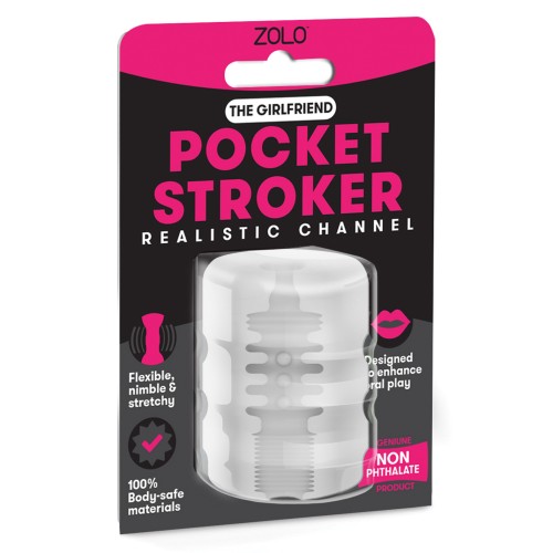 ZOLO Girlfriend Stroker de Bolsillo para Mejora del Juego Oral