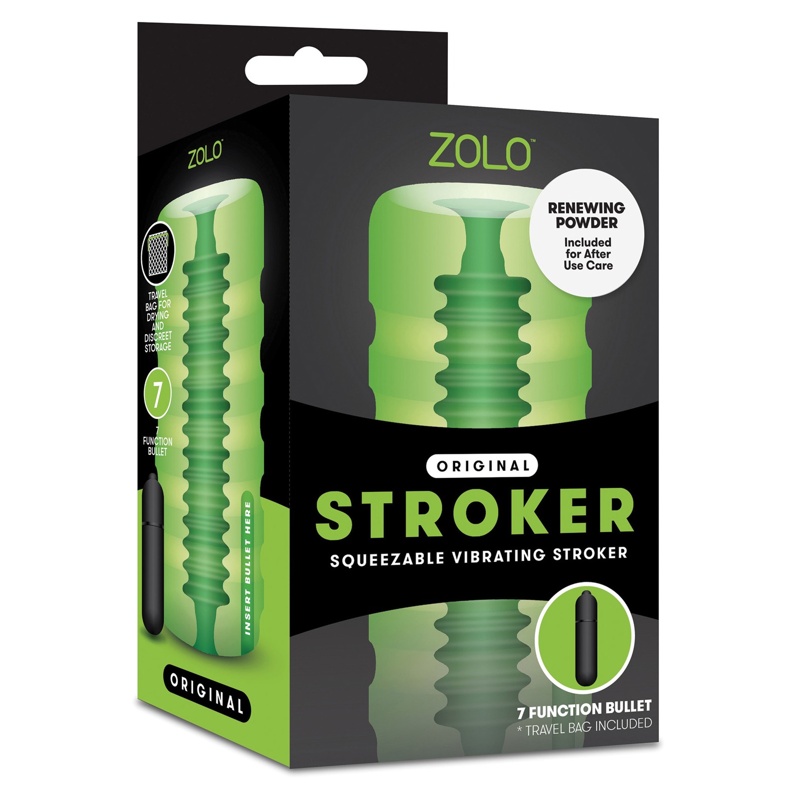 ZOLO Original Squeezable Vibrating Stroker