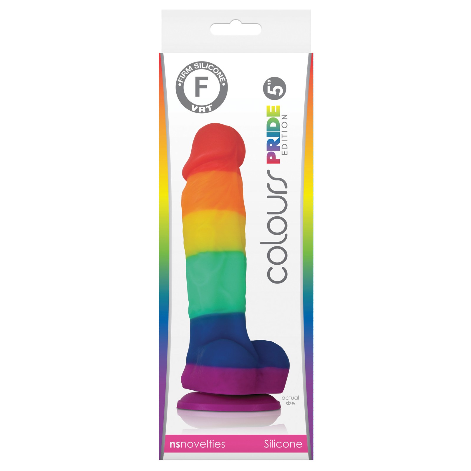 Dildo Succionador de 5 Pulgadas Edición Pride