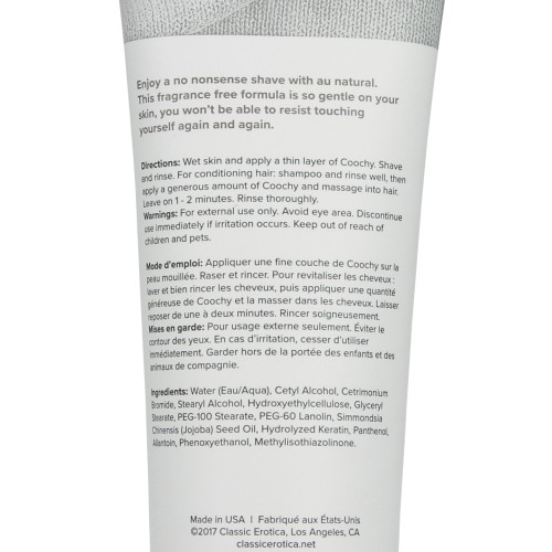 COOCHY Shave Cream - Smooth, Rash-Free Shaving