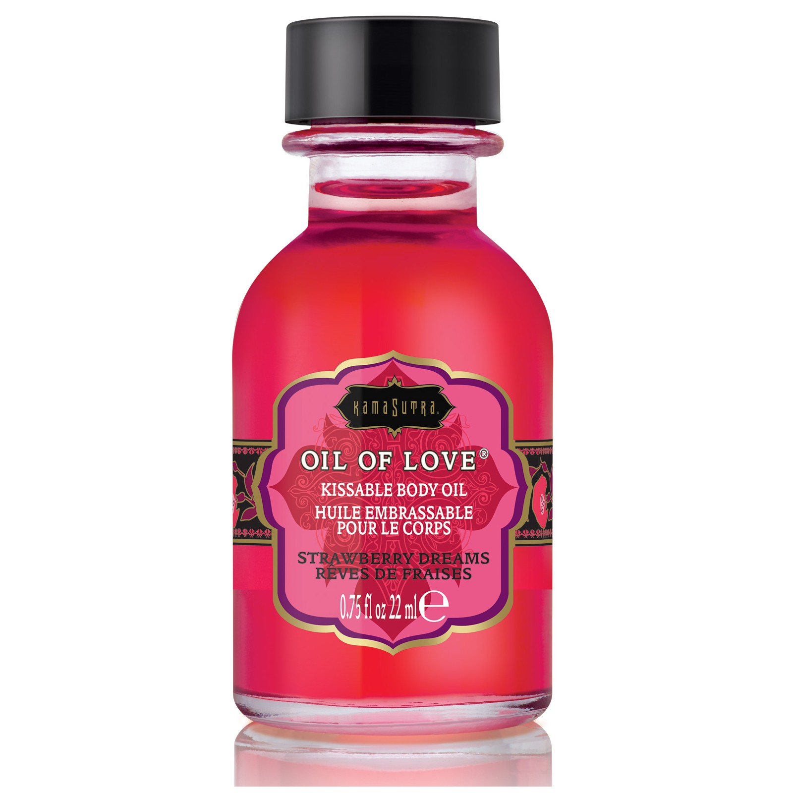 Kama Sutra Aceite de Amor 75 oz Sueños de Fresa