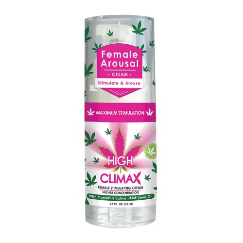 High Climax Female Stimulating Cream with Hemp - 0.5 oz